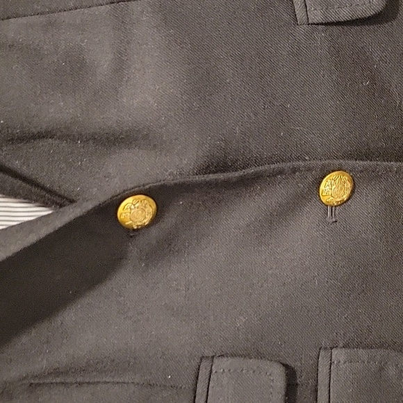 J.Crew Wool Black Schoolboy Blazer Sz 4 - Picture 4 of 7